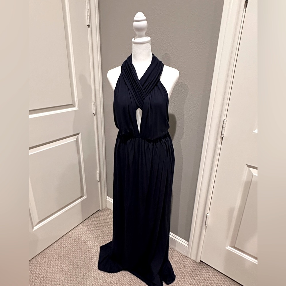 Tart Long Navy Dress; Small